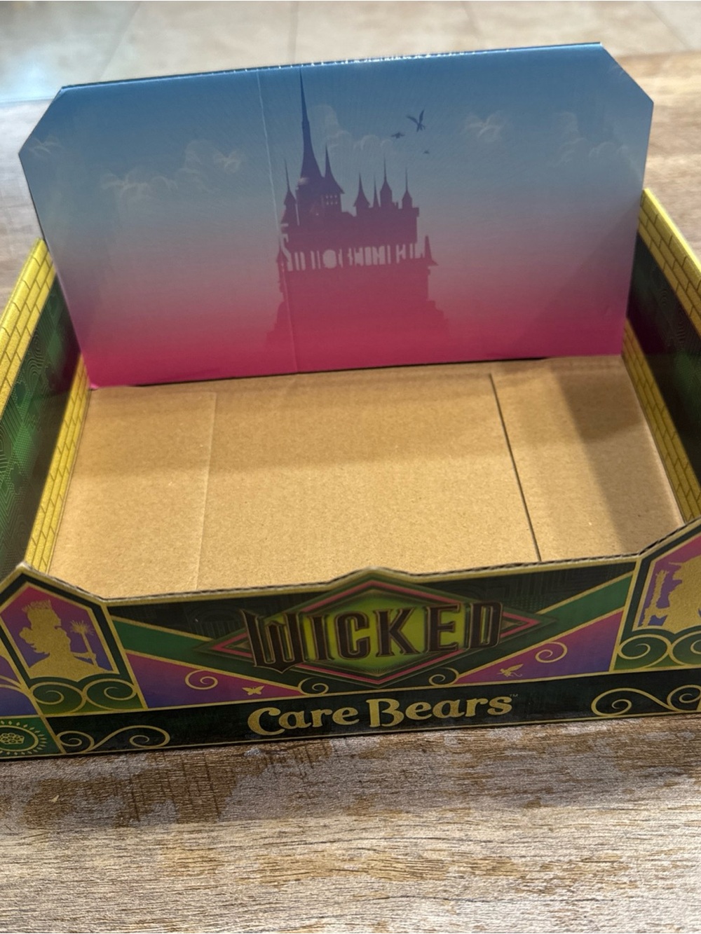 Wicked x Care Bears Themed Display Box - Pink & Blue